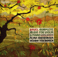 the album cover for Ravel / Lekeuibragimova / Tiberghien - Violin Sonatas 1 & 2 / Tzigane