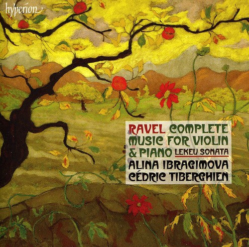 the album cover for Ravel / Lekeuibragimova / Tiberghien - Violin Sonatas 1 & 2 / Tzigane