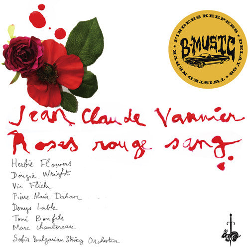 the album cover for Jean-Claude Vannier - Roses Rouge Sang