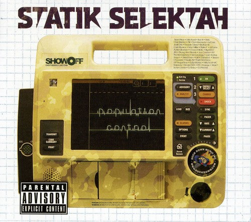 the album cover for Statik Selektah - Population Control