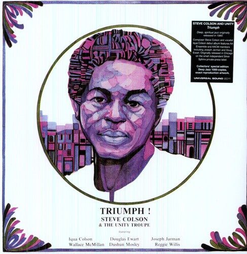 the album cover for Steve Colson &The Unity Troupe - Triumph