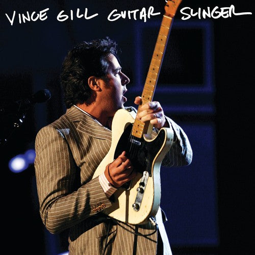 the album cover for Vince Gill - Guitar Slinger