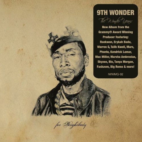 the album cover for 9th Wonder - The Wonder Years