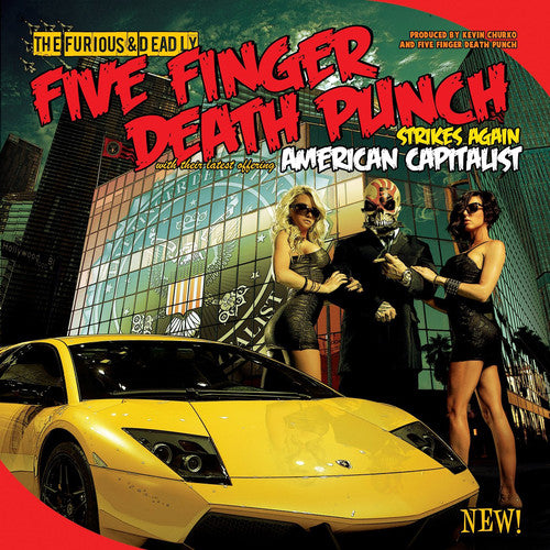 the album cover for Five Finger Death Punch - American Capitalist
