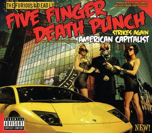 the album cover for Five Finger Death Punch - American Capitalist