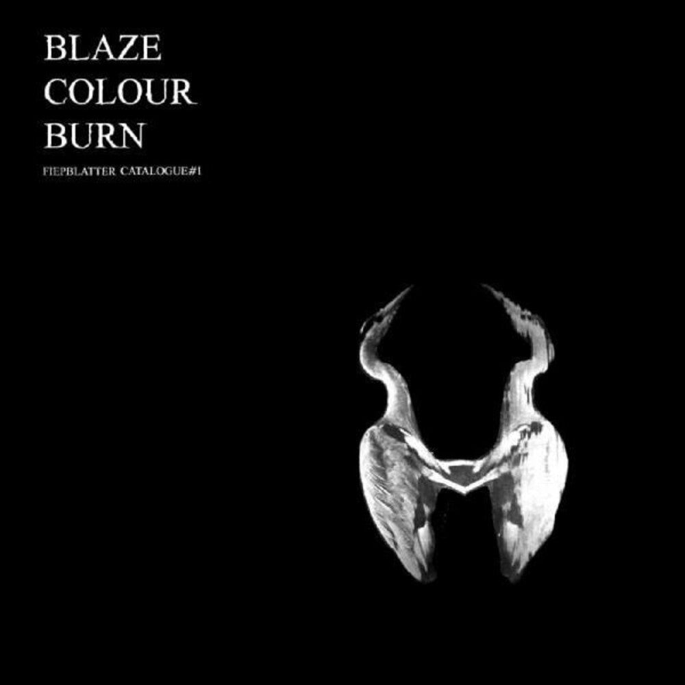the album cover for Jan St. Werner - Blaze Colour Burn (Fiepblatter Catalogue #1)