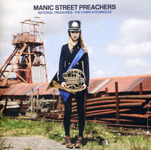 the album cover for Manic Street Preachers - National Treasures: The Complete Singles [Import]