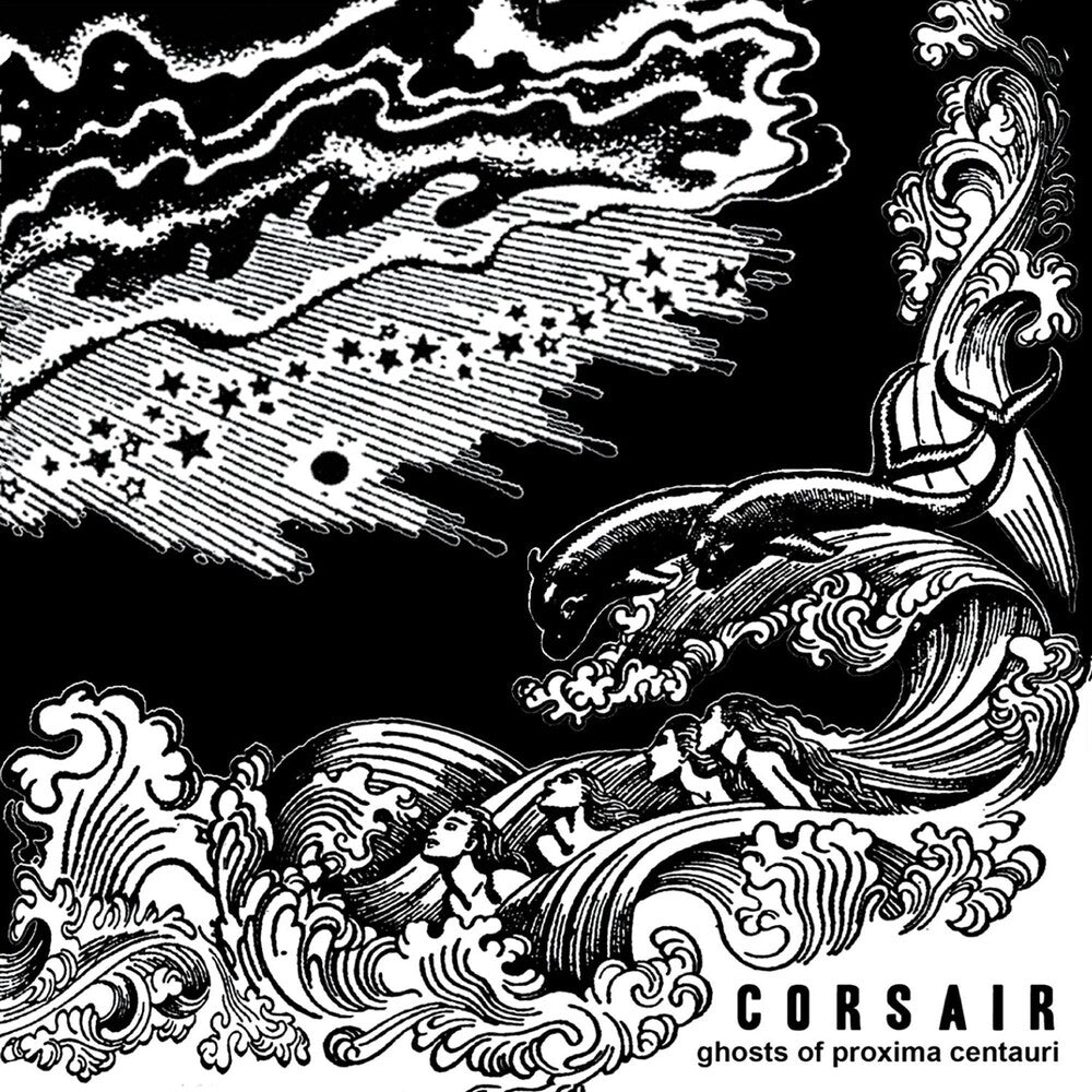 the album cover for Corsair - Ghosts of Proxima