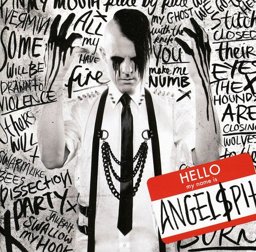 the album cover for Angelspit - Hello My Name Is