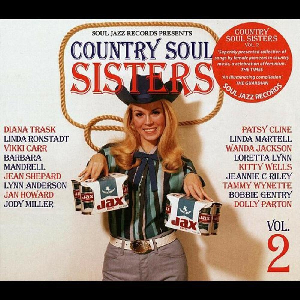 the album cover for Soul Jazz Records Presents - Country Soul Sisters 2: WomenIn Country Music 1956-79