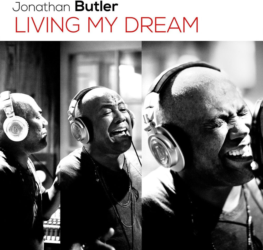 the album cover for Jonathan Butler - Living My Dream