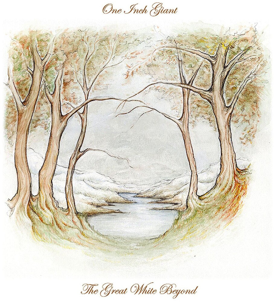the album cover for One Inch Giant - The Great White Beyond
