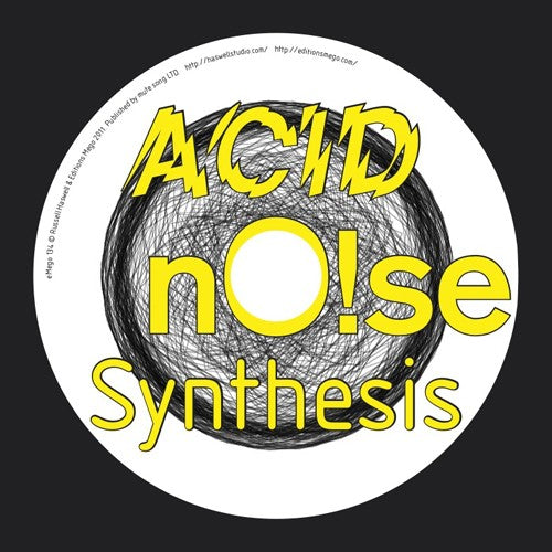 the album cover for Russell Haswell - ACID nO!se Synthesis