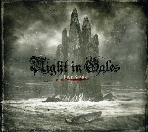 the album cover for Night In Gales - Five Scars