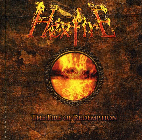 the album cover for Hexfire - The Fire Of Redemption