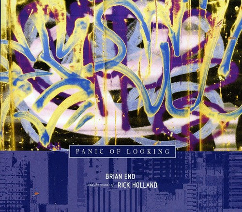 the album cover for Brian Eno - Panic of Looking