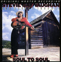 the album cover for Stevie Ray Vaughan - Soul To Soul