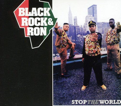 the album cover for Rock Black & Ron - Stop the World