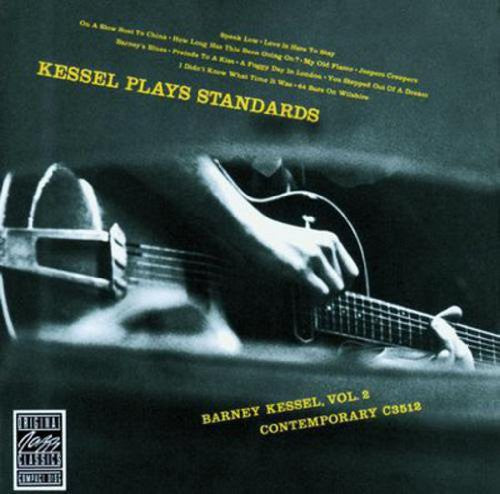 the album cover for Barney Kessel - Kessel Plays Standards