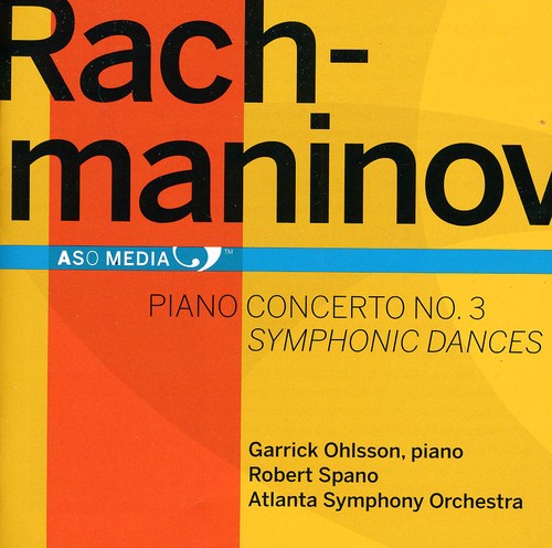 the album cover for Robert Spano - Piano Concerto No 3 Symphonic Dances