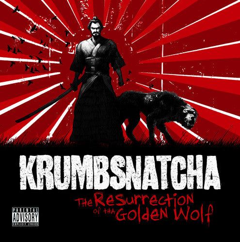 the album cover for Krumbsnatcha - Resurrection of the Golden Wolf