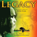 the album cover for Andrew Tosh - Legacy: An Acoustic Tribute to Peter Tosh
