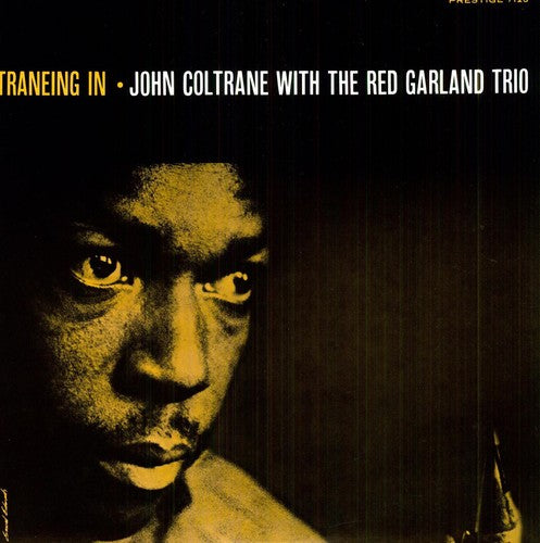 the album cover for John Coltrane - Traneing in