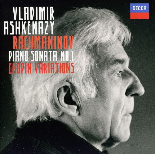 the album cover for VLADIMIR ASHKENAZY - Piano Sonata & Chopin Variations
