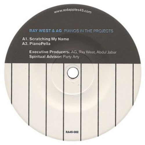 the album cover for AG Of Ditc & Ray West - Pianos in the Projects