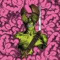 the album cover for Thee Oh Sees - Carrion Crawler/The Dream