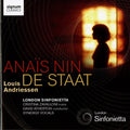 the album cover for London Sinfonietta, Cristina Zavalloni, David Atherton, Synergy Vocals - Anais Nin de Staat