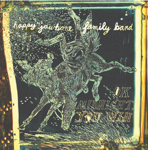 the album cover for Happy Jawbone Family Band - OK Midnight, You Win