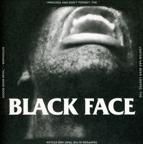 the album cover for Black Face - I Want to Kill B/W Monster