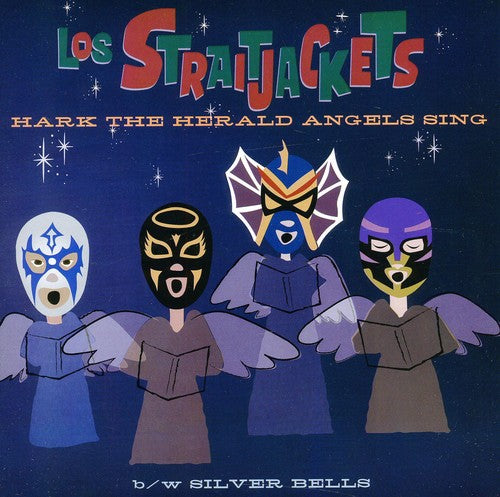 the album cover for Los Straitjackets - Hark the Herald Angels Sing