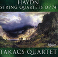 the album cover for Haydn / Takacs Quartet - String Quartets Op 74