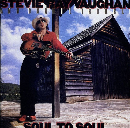 the album cover for Stevie Ray Vaughan & Double Trouble - Soul to Soul