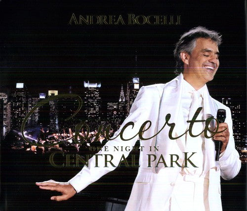 the album cover for Andrea Bocelli - Concerto One Night in Central Park
