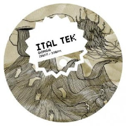 the album cover for Ital Tek - Gonga