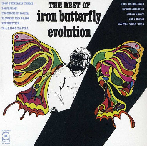 the album cover for Iron Butterfly - The Best Of Iron Butterfly Evolution
