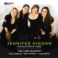 the album cover for The Lark Quartet - Jennifer Higdon: An Exaltation of Larks