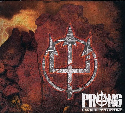 the album cover for Prong - Carved Into Stone