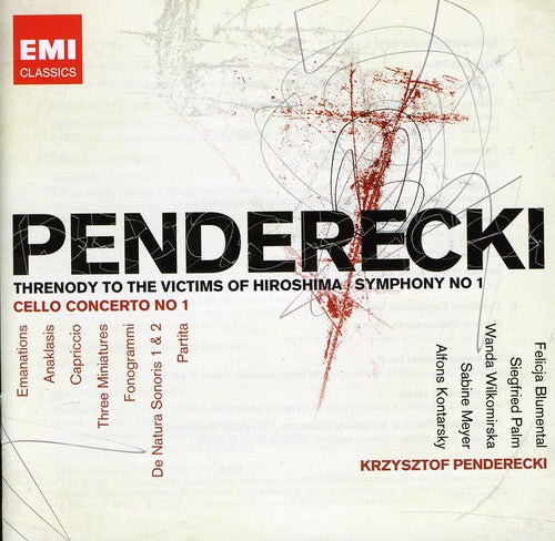the album cover for Krzysztof Penderecki - Penderecki: Threnody to Victims of Hiroshima / Various