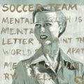 the album cover for Soccer Team - 3 Song 7 Inch