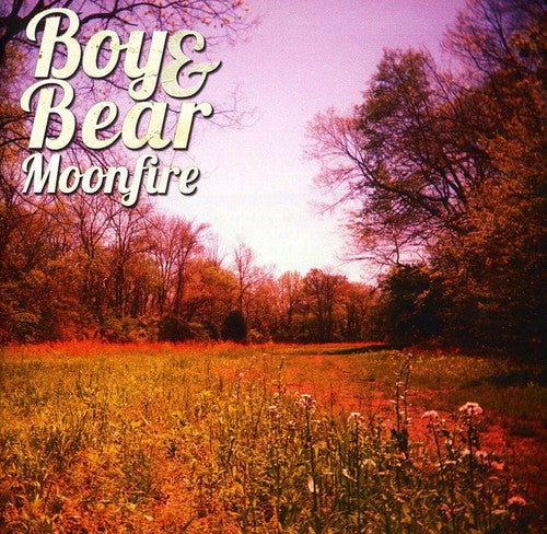 the album cover for Boy & Bear - Moonfire [Import]