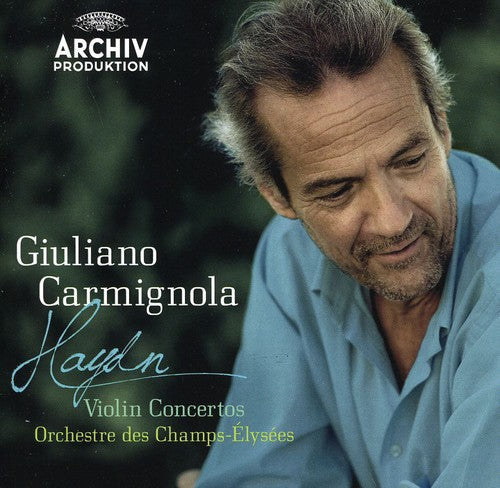 the album cover for Giuliano Carmignola - Violin Concertos