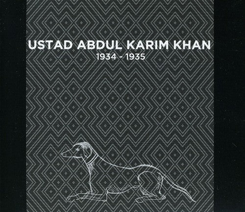 the album cover for Ustad Khan Abdul Karim - 1934-1935