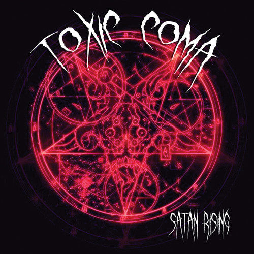 the album cover for Toxic Coma - Satan Rising
