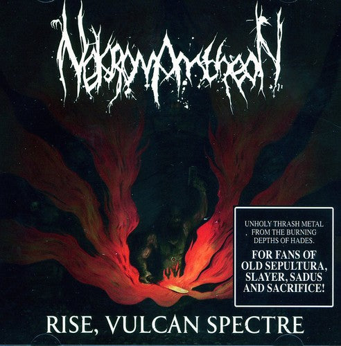 the album cover for Nekromantheon - Rise, Vulcan Spectre