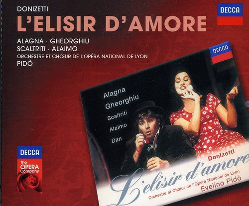 the album cover for ANGELA GHEORGHIU - L'elisir D'amore