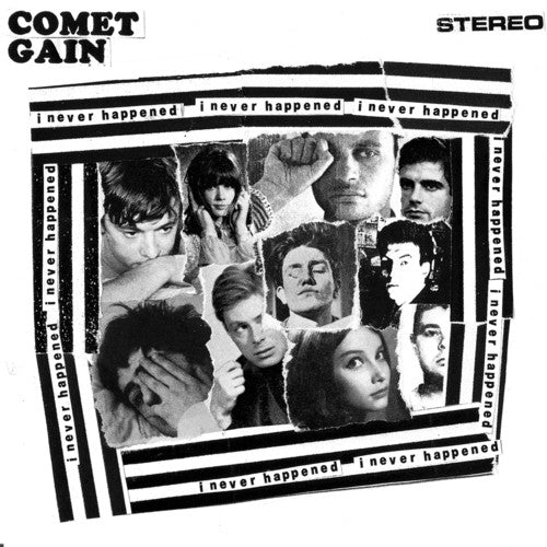 the album cover for Comet Gain - I Never Happened
